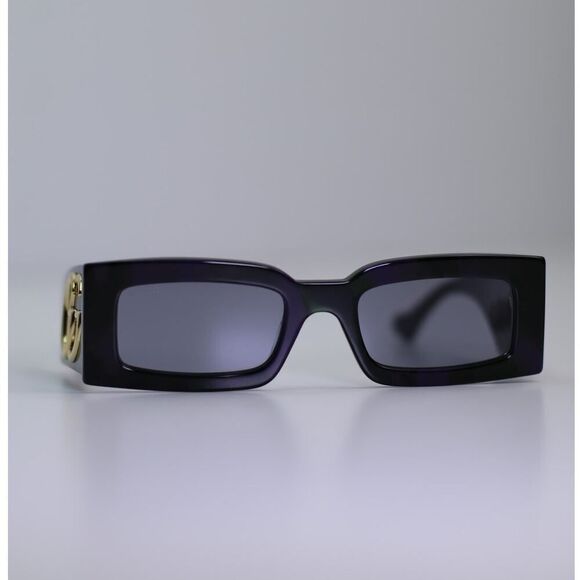 NEW Gucci Sunglasses GG1425S 003 Purple And Green Havana/Grey Lavender - Picture 5 of 14